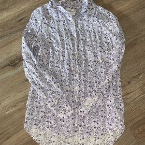 Cynthia Rowley size small 100% linen blouse